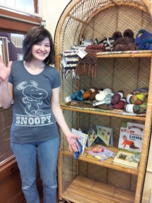 Emily on our first day at Pip & Lolas...looking very excited! :)